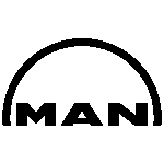 OEM approval icon for MAN brand indicating lubricant or filter compliance with MAN engine and equipment standards